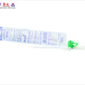 CANNULA WITH WINGS AND PORT 18G