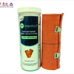 IMPETUS CREPE BANDAGE FAST EDGE 15CM X 4 MTR
