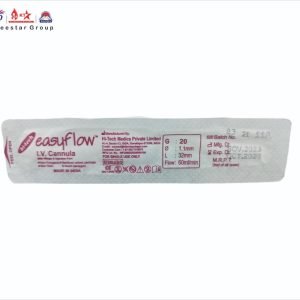 IV CANNULA WITH WINGS & INJECTION PORT SIZE 20 G